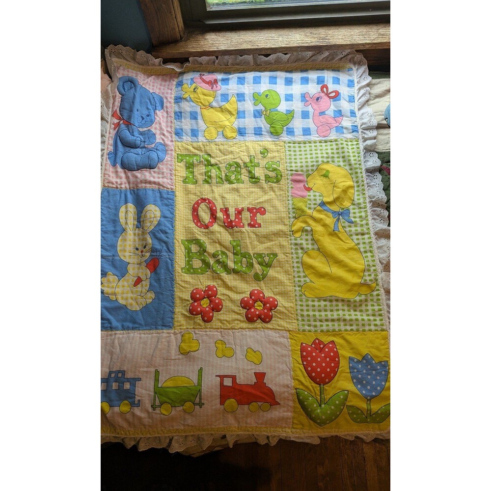 Vintage Baby blanket vintage pattern